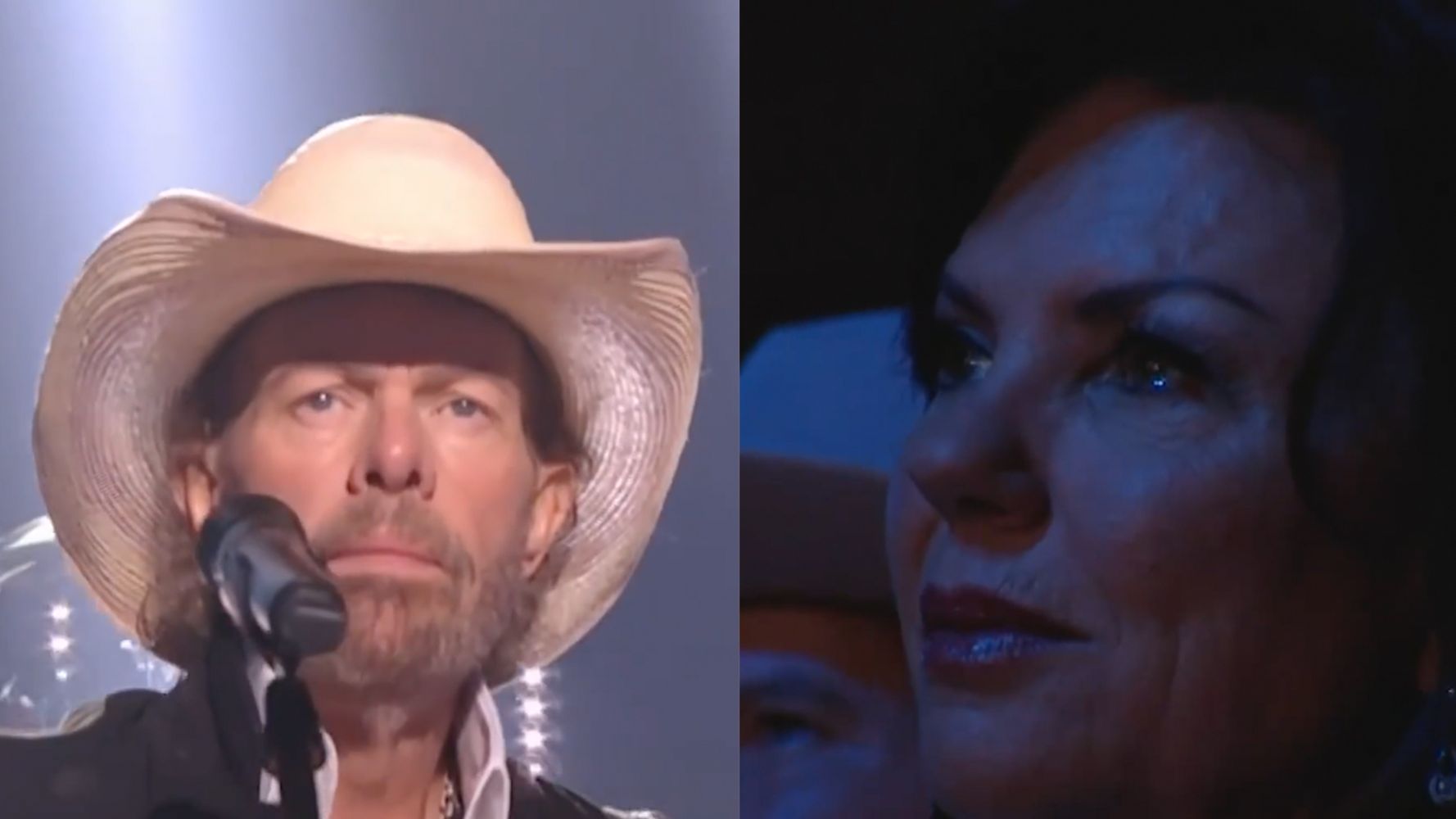 Toby Keith's Poignant PCCA Performance Had His Wife in Tears